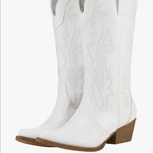 White cowboy boots